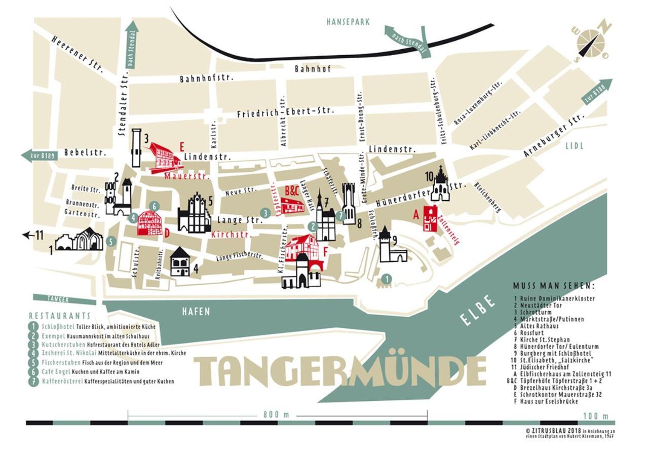 Apartamento Toepferhof 1 Tangermünde Exterior foto
